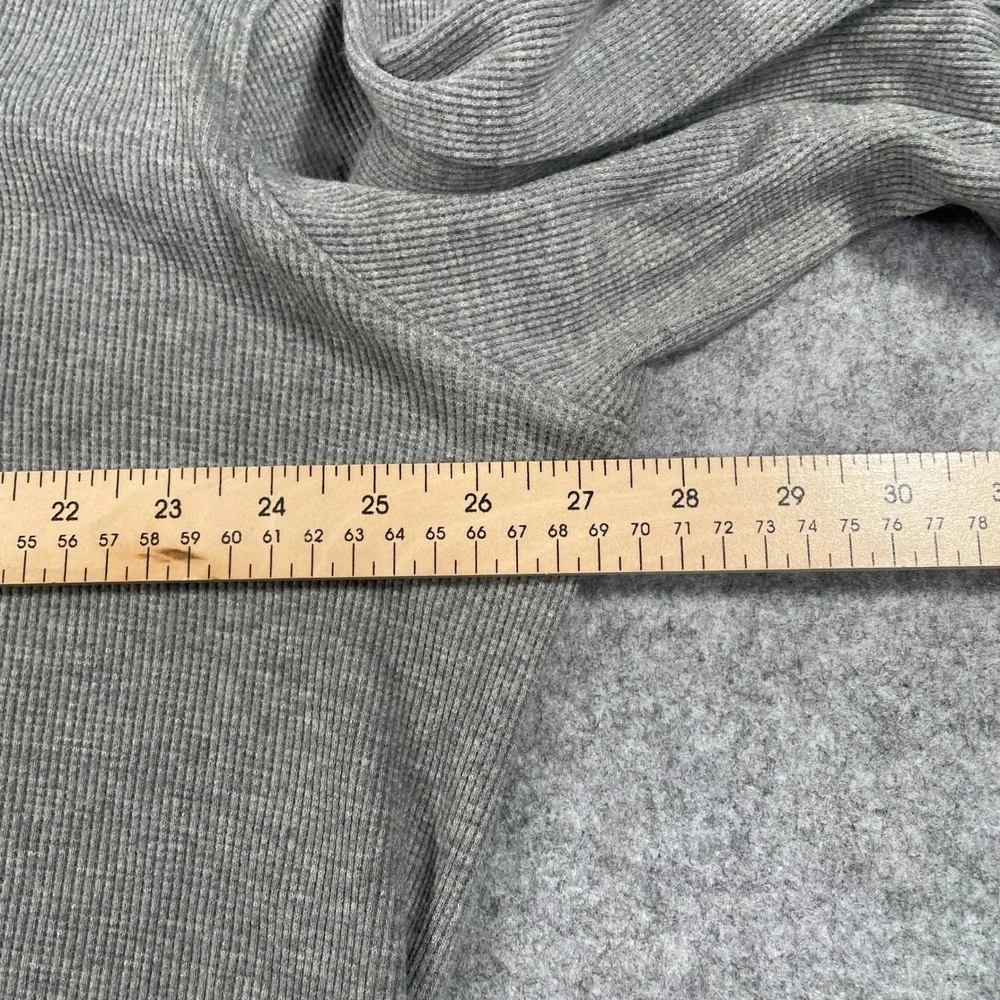 Jordan Mens Shirt XL Gray Long Sleeve Athletic Streetwear Knit Waffle Air